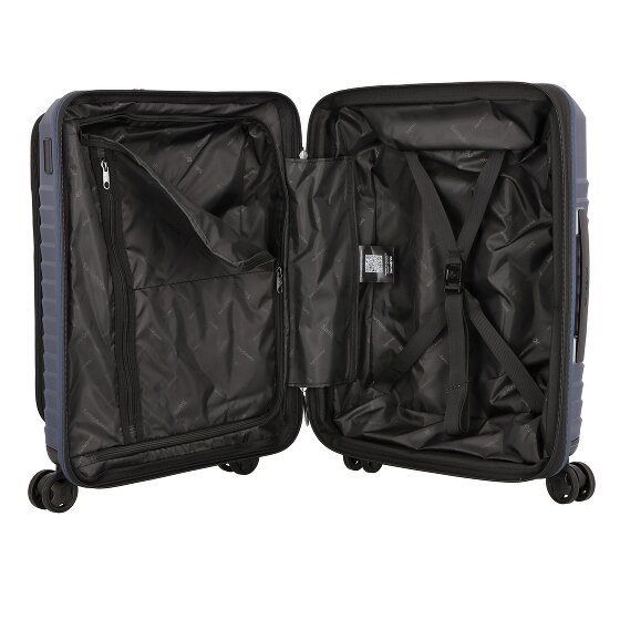 Samsonite Intuo 4 kółka Walizka kabinowy 55 cm Komora na laptopa z plisą rozprężną