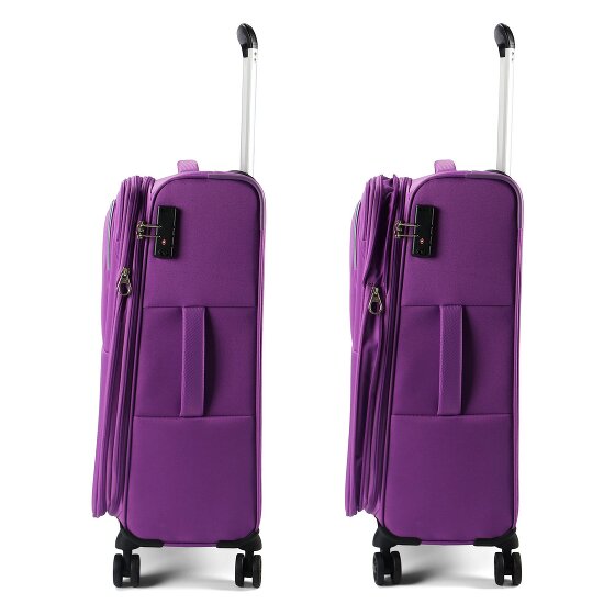 American Tourister Air Wave 4 kółka Zestaw walizek 3-części z funkcją poszerzenia