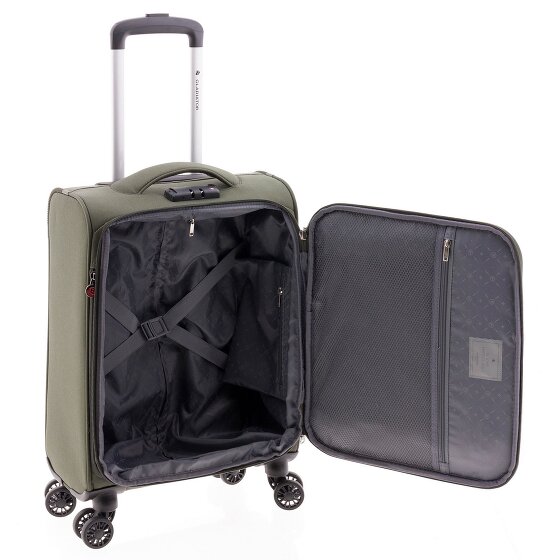 Gladiator 3700 4 kółka Walizka kabinowa 55 cm z funkcją poszerzenia