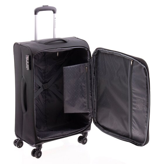 Gladiator 3700 4 kółka Walizka 66 cm z plisą rozprężną