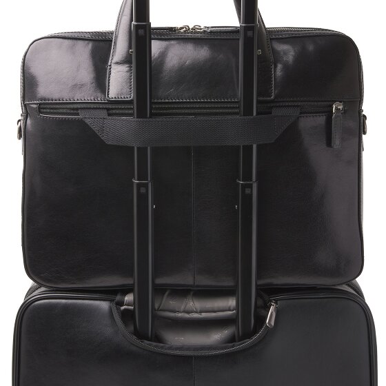 Castelijn & Beerens Paul Briefcase Leather 41 cm Komora na laptopa