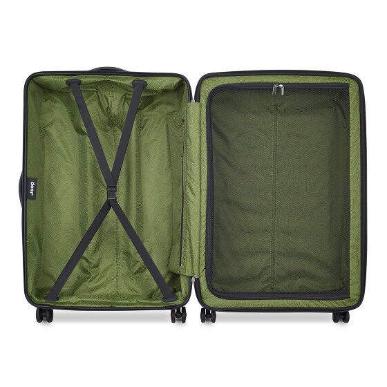 Jeep JH004C 4 kółka Walizka 75 cm z plisą rozprężną