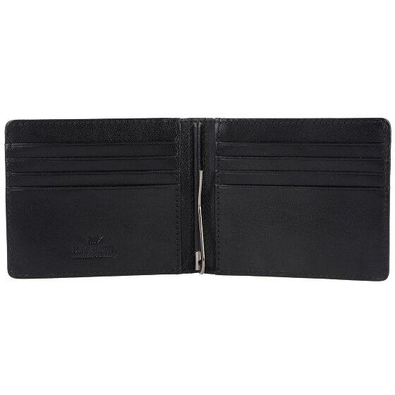Braun Büffel Skórzany portfel RFID 11 cm z klipsem na pieniądze