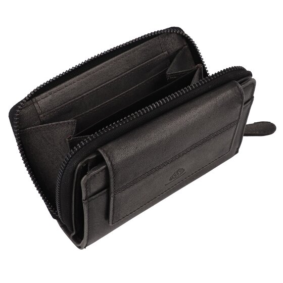 Greenburry Destressed Portfel Ochrona RFID Skórzany 13.5 cm