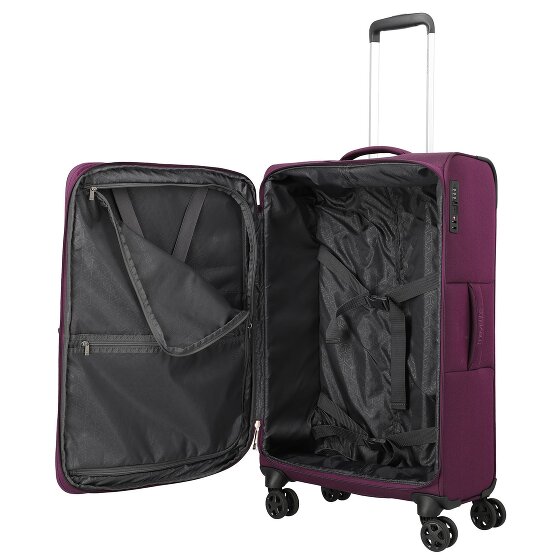 Travelite Cubis 4 kółka Zestaw walizek 5-części z funkcją poszerzenia