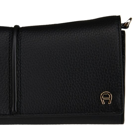 AIGNER Kopertówka Ochrona RFID Skórzany 21 cm