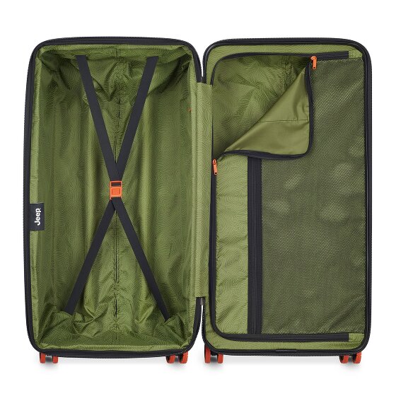 Jeep JH002B 4 kółka Walizka 80 cm z plisą rozprężną