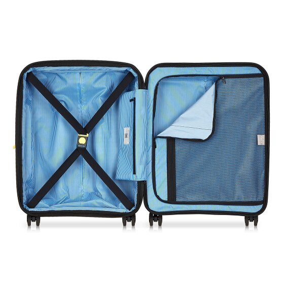 Delsey Paris Lutece Se 4 kółka Walizka kabinowy 55 cm z plisą rozprężną