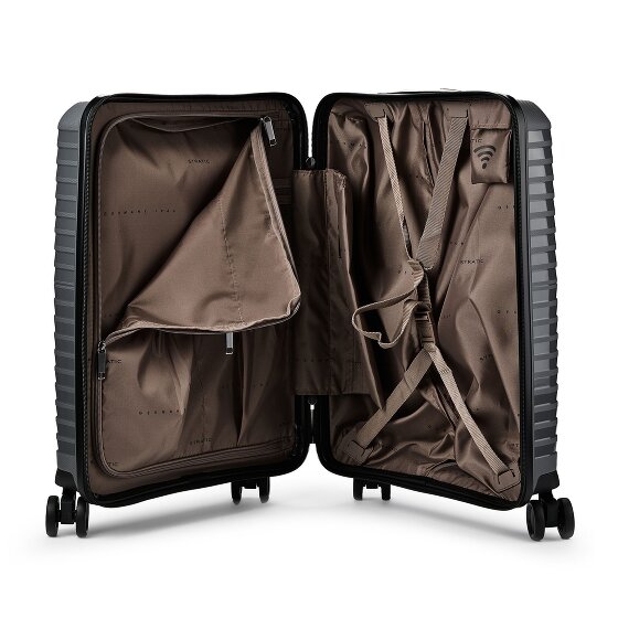 Stratic Bright + 4 kółka Walizka kabinowy 55 cm Komora na laptopa