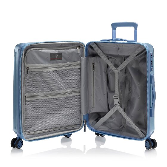 Heys Alumix 4 kółka Walizka kabinowy S 55 cm z plisą rozprężną