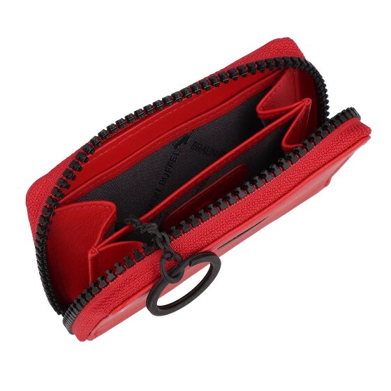 Braun Büffel Capri Portfel Ochrona RFID Skórzany 11 cm