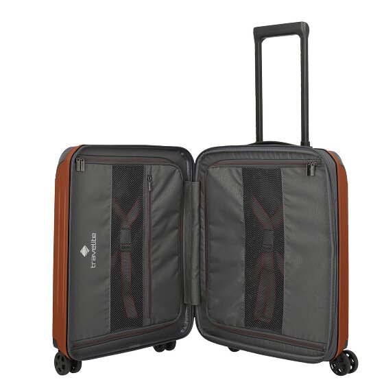 Travelite Dynamiic 4 kółka Walizka kabinowy 55 cm z plisą rozprężną