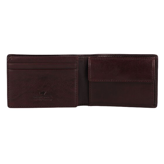 Braun Büffel Arezzo Portfel Ochrona RFID Skórzany 10.5 cm
