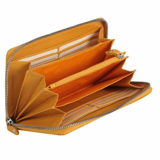 Greenburry Portfel gąbczasty skóra 19 cm