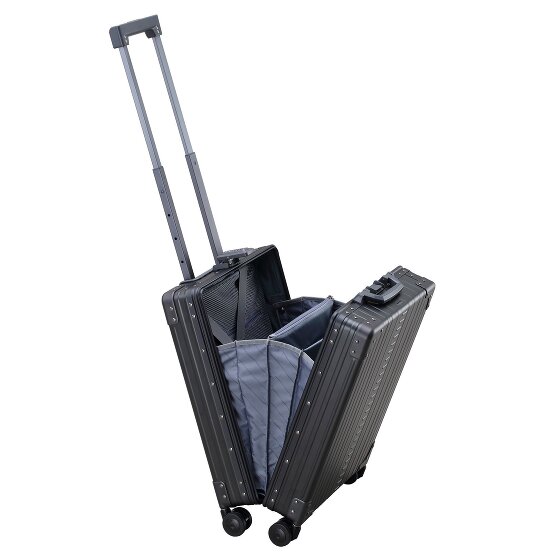 Aleon Aluminiowa walizka kabinowa z 4 kółkami, 55 cm