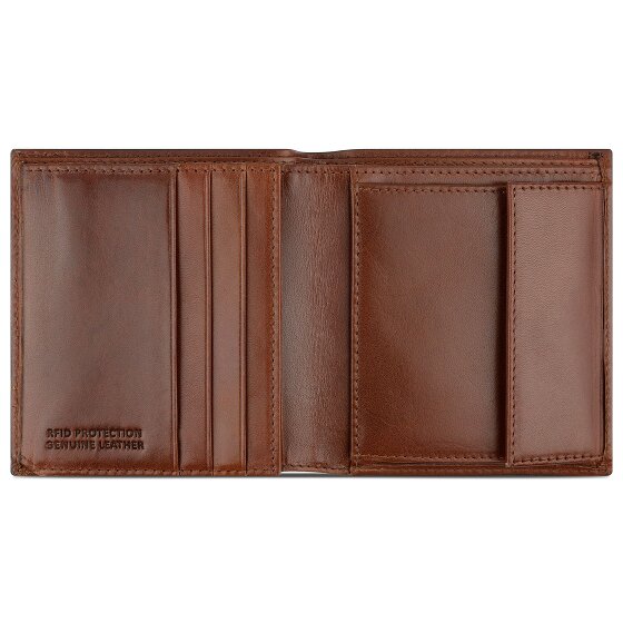 bugatti Nobile Portfel Ochrona RFID Skórzany 10 cm