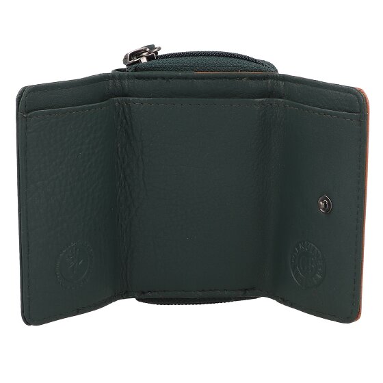 Greenburry Nappa Portfel Ochrona RFID Skórzany 11 cm
