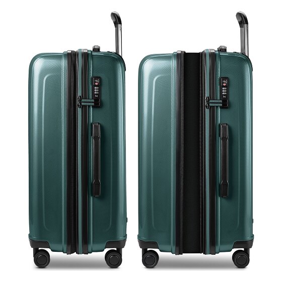 Redolz Zestaw walizek na 4 kółkach Essentials14 Beautycase 4szt z rozkładaną przegrodą na laptopa