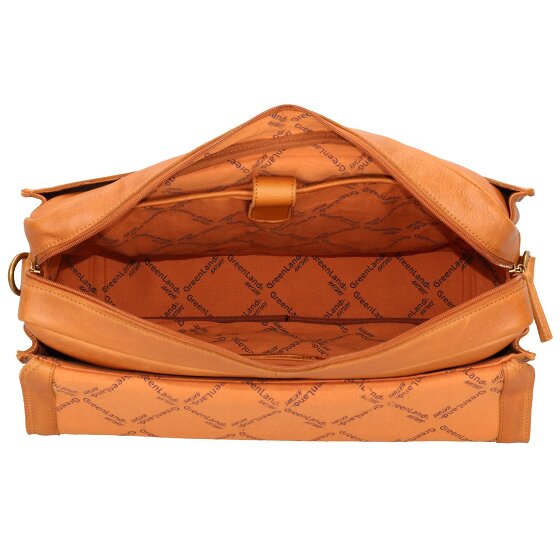 Greenland Nature Nature Briefcase RFID Leather 40 cm Laptop Compartment