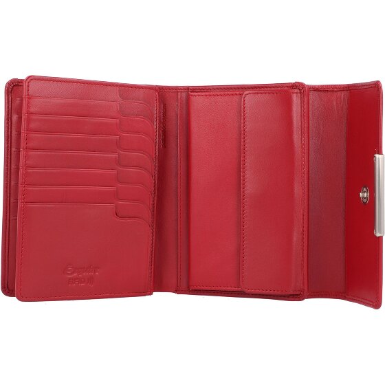 Esquire Skórzany portfel Helena RFID 14 cm