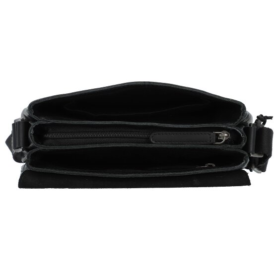 Greenburry Pure Black Torba na ramię Skórzany 23 cm