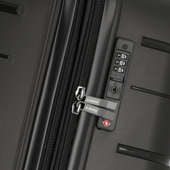 Polestream Strz by Asteroid 4 kółka Walizka M 64 cm z plisą rozprężną