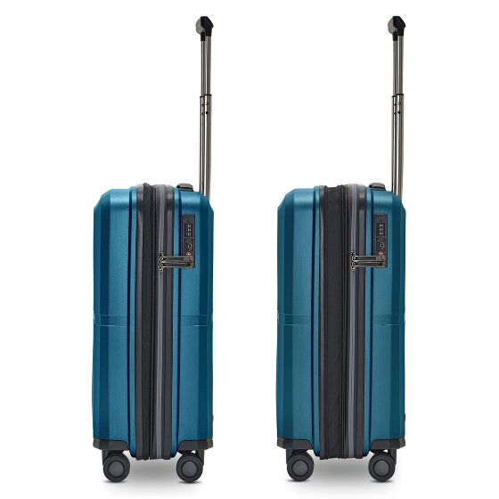 Pactastic Collection 01 4 kółka Walizka kabinowy S 55 cm z plisą rozprężną