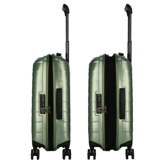 Samsonite Attrix 4 kółka Walizka kabinowy 55 cm z plisą rozprężną