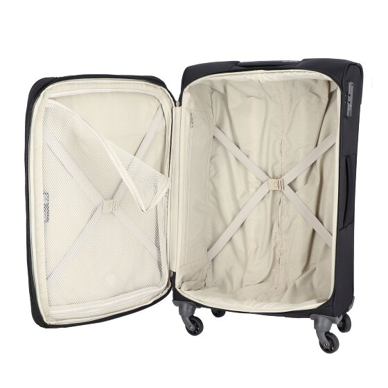 Samsonite Zestaw walizek Anafi na 4 kółkach, 3-częściowy, składany, super lekki