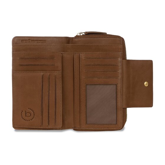 bugatti Fabia Portfel Ochrona RFID Skórzany 16 cm