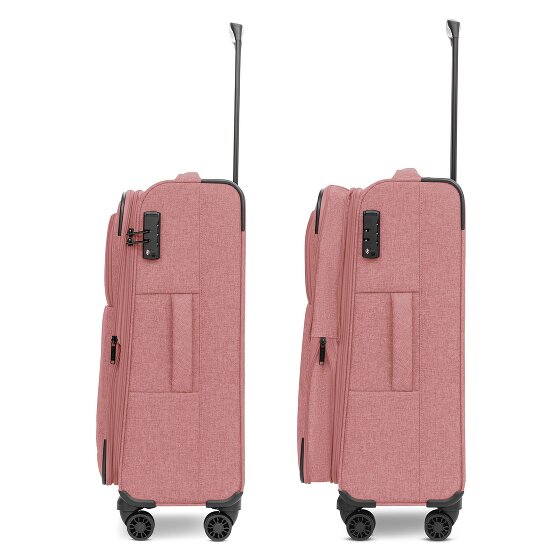 Redolz Essentials 12 THREE SET 4 kółka Zestaw walizek 3-części z funkcją poszerzenia
