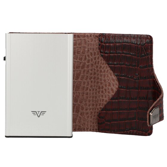 Tru Virtu Etui na karty kredytowe Click & Slide Portfel RFID Skóra 6,5 cm