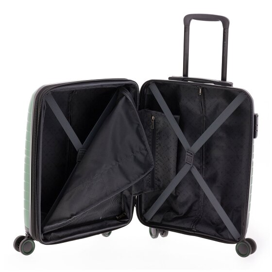 Gladiator 3400 4 kółka Walizka kabinowy 55 cm z plisą rozprężną