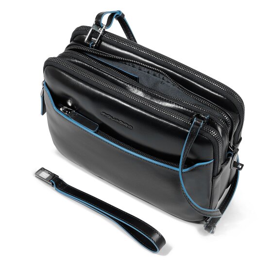 Piquadro Blue Square Torba na ramię Skórzany 23 cm