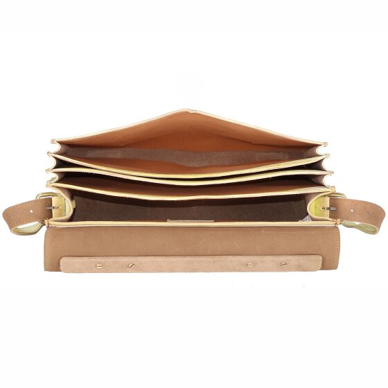 Greenland Nature Art+Craft Teczka skórzana 41 cm Komora na laptopa