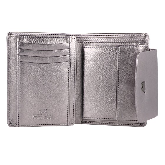 Braun Büffel Ruby Portfel Ochrona RFID Skórzany 12 cm