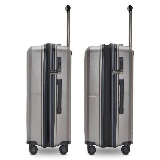 Pactastic Collection 01 4 kółka Walizka M 67 cm z plisą rozprężną