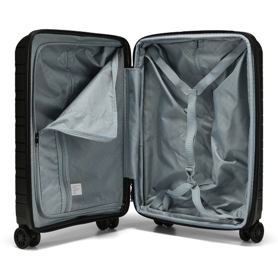 d&n Travel Line 4700 4 kółka Walizka kabinowy 55 cm z plisą rozprężną