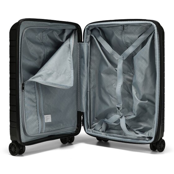 d&n Travel Line 4700 4 kółka Walizka kabinowy 55 cm z plisą rozprężną