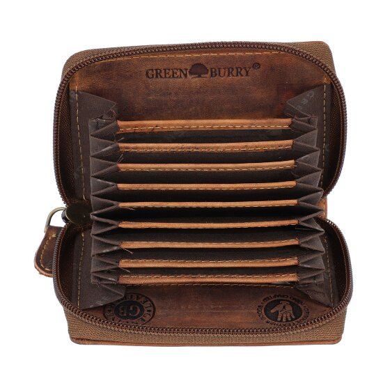 Greenburry Vintage Credit Card Case RFID Leather 7,5 cm