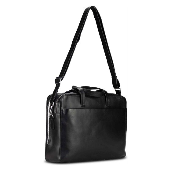 Jost Arva Teczka Skórzany 36 cm Komora na laptopa