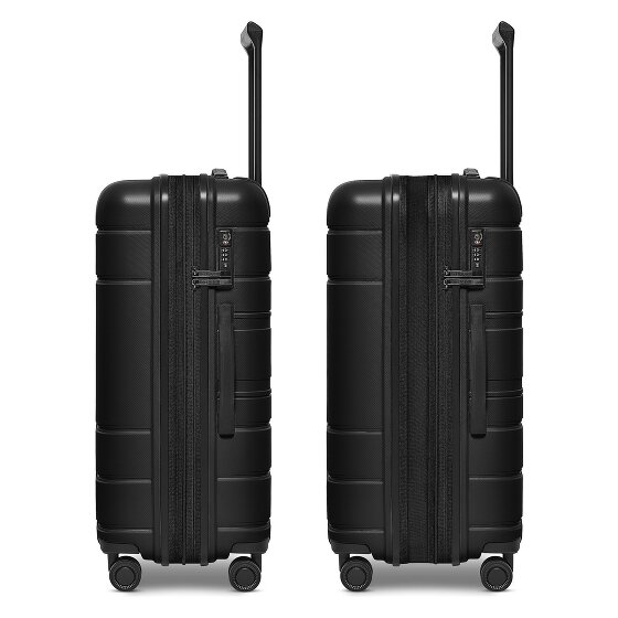 Redolz Essentials 11 4 kółka Zestaw walizek 3-części z plisą rozprężną