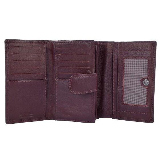 Greenburry Portfel gąbczasty skóra 15,5 cm