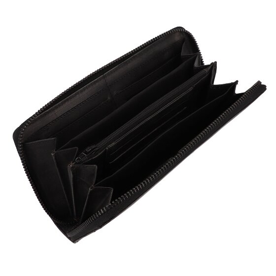 Greenburry Destressed Portfel Ochrona RFID Skórzany 19 cm