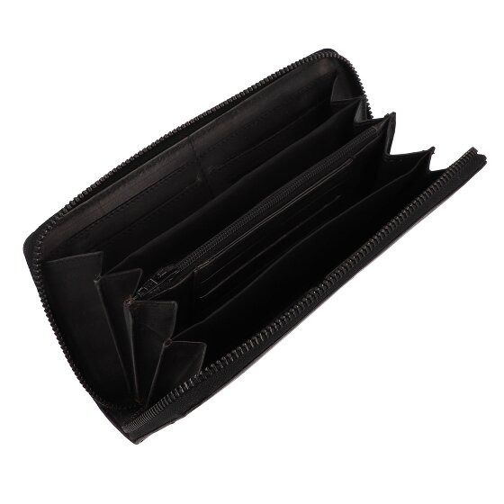 Greenburry Destressed Portfel Ochrona RFID Skórzany 19 cm