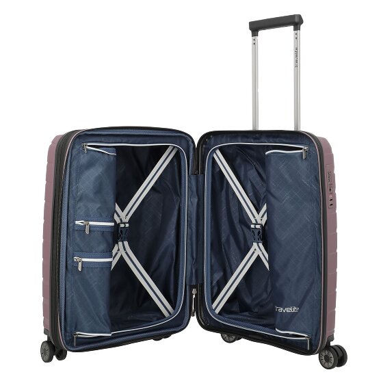 Travelite Air Base 4 kółka Walizka kabinowy 55 cm z plisą rozprężną