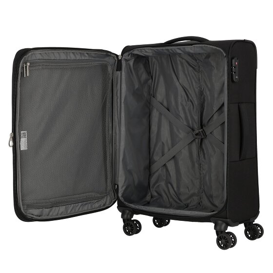 American Tourister Avantour 4 kółka Zestaw walizek 3-części z plisą rozprężną