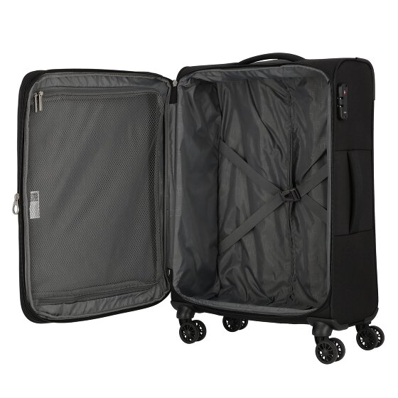 American Tourister Avantour 4 kółka Zestaw walizek 3-części z plisą rozprężną