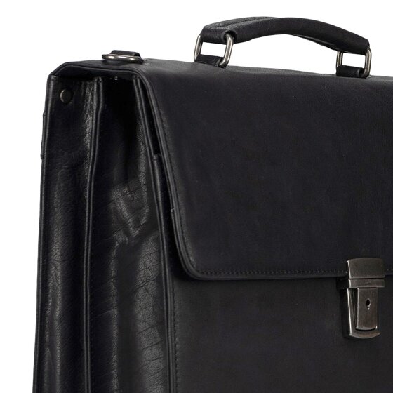 Jost Glasgow Teczka Ochrona RFID Skóra 40 cm Komora na laptopa
