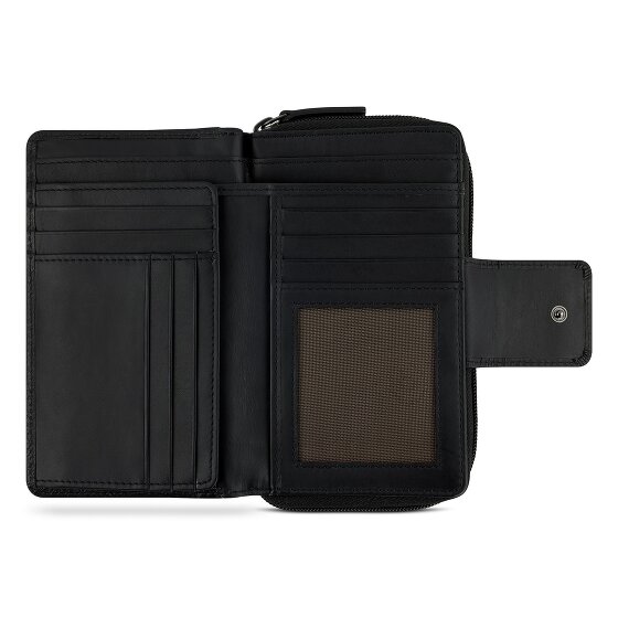 bugatti Sina Portfel Ochrona RFID Skórzany 16 cm